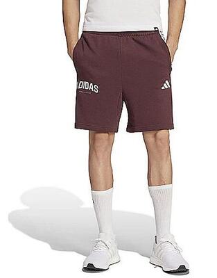 Pantaloncino uomo adidas essentials 3-stripes- bordeaux
