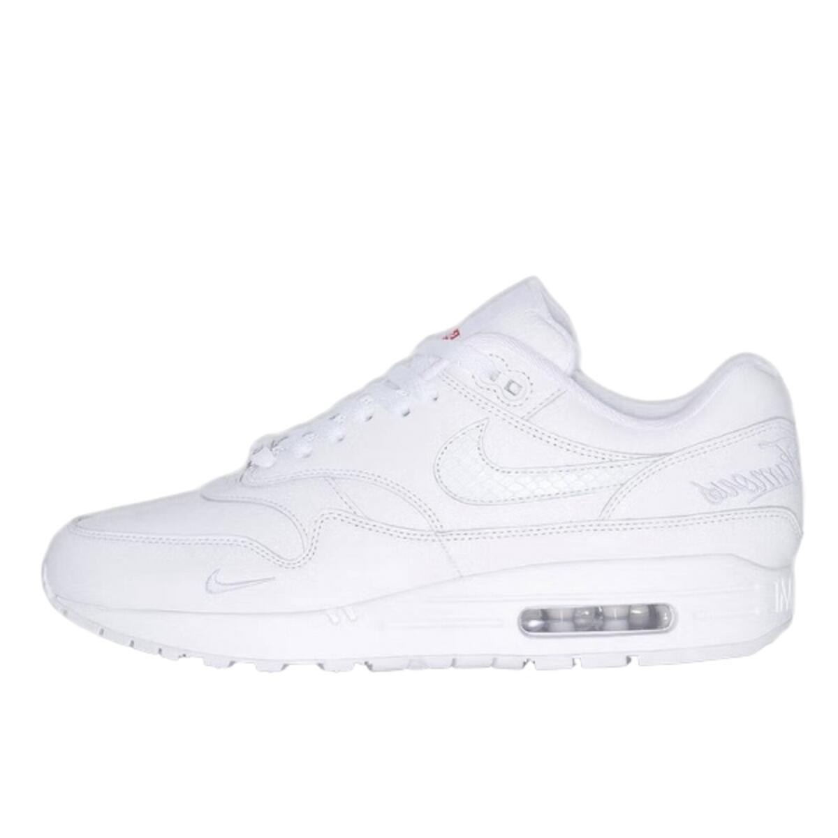 Nike - Chaussures Air Max 1 '87 Sp Supreme Triple White - Baskets - Blanc - 46 L/xl - Decathlon