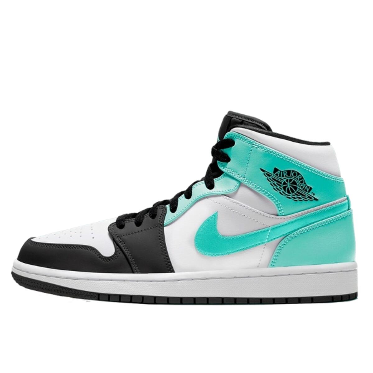 Jordan - Chaussures  1 Mid Igloo Island Green - Baskets - Bleu - 40 M - Decathlon
