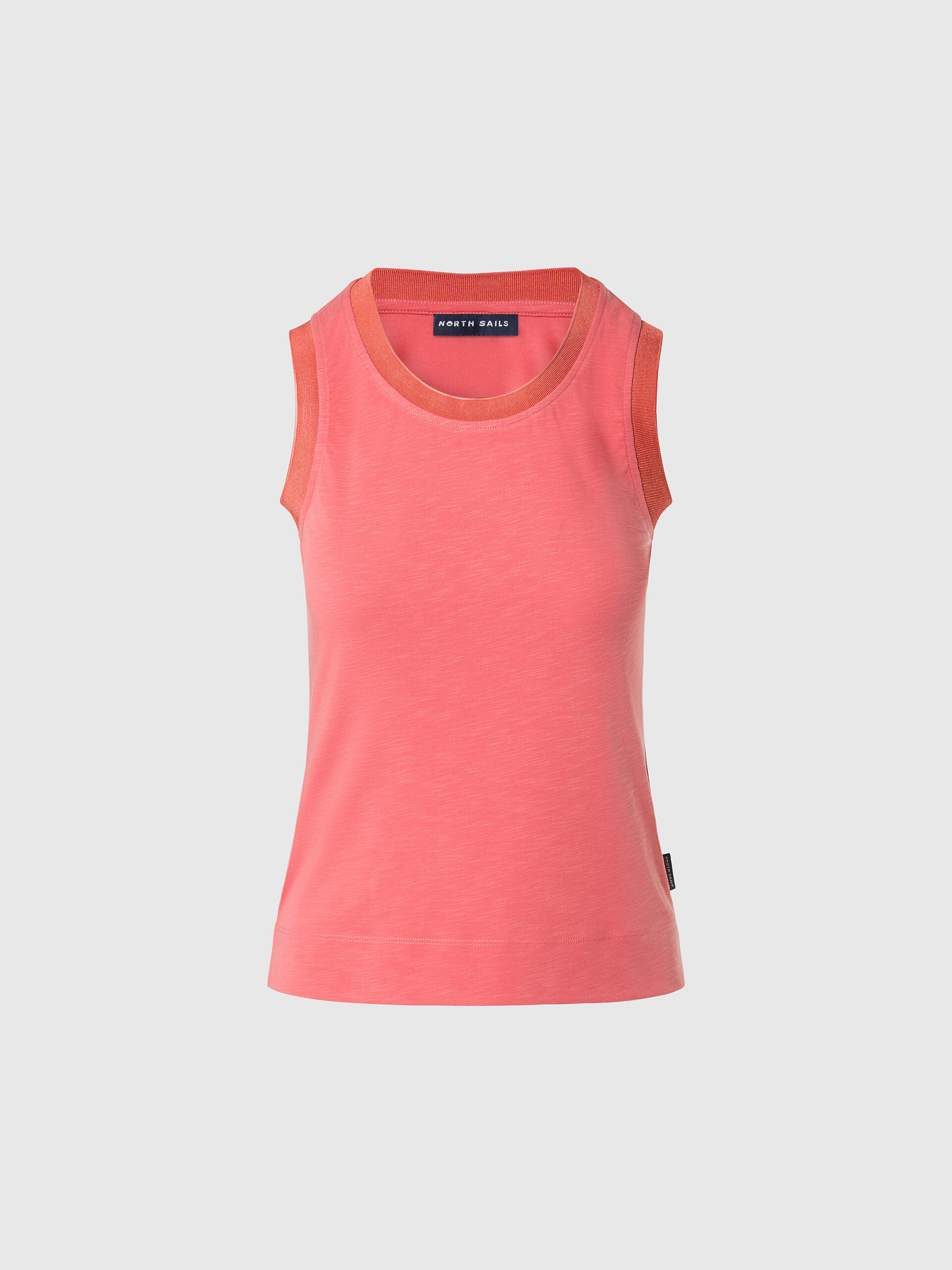Camiseta de tirantes Jersey flameado para mujer 3/3