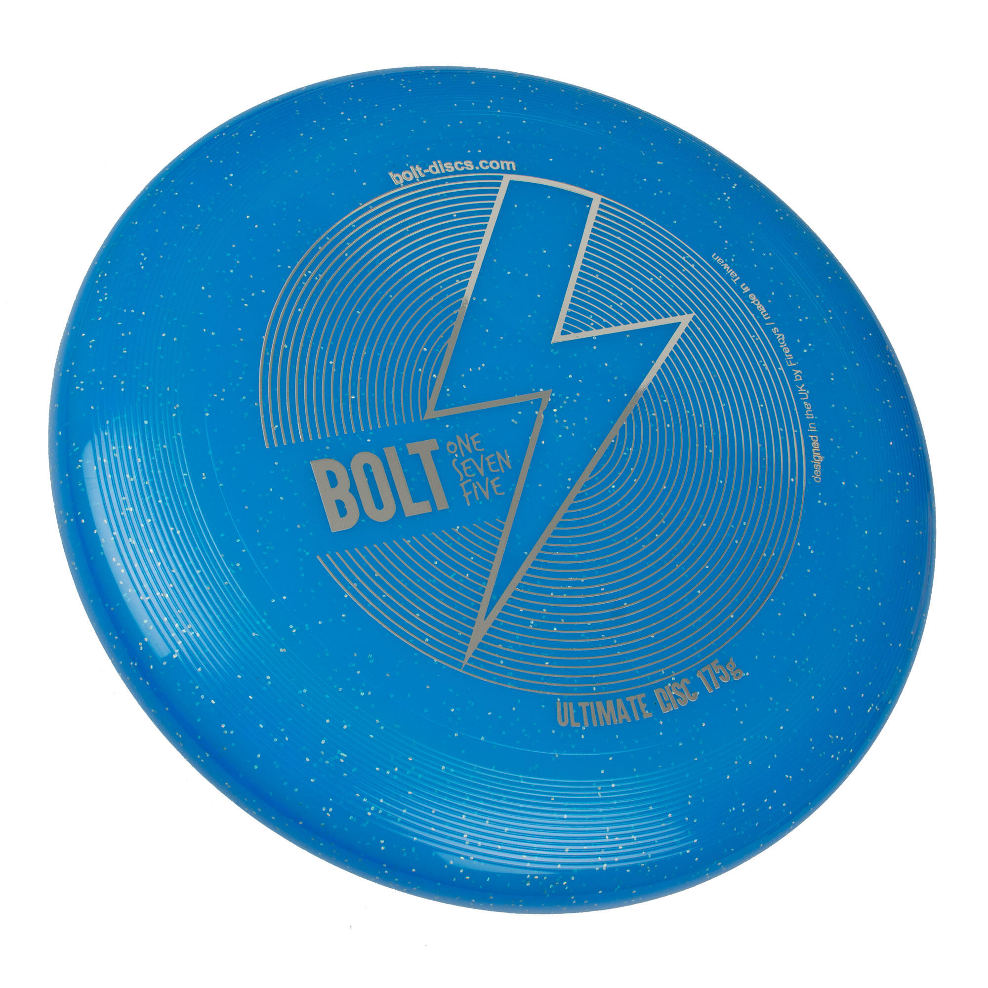 BOLT BOLT OneSevenFive Ultimate Frisbee Disc - UV Reactive & Shimmer Colors