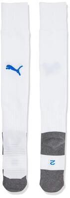 Calzettoni da Calcio Puma Team Liga. Bianco e Blu Elettrico. Taglia 43-46