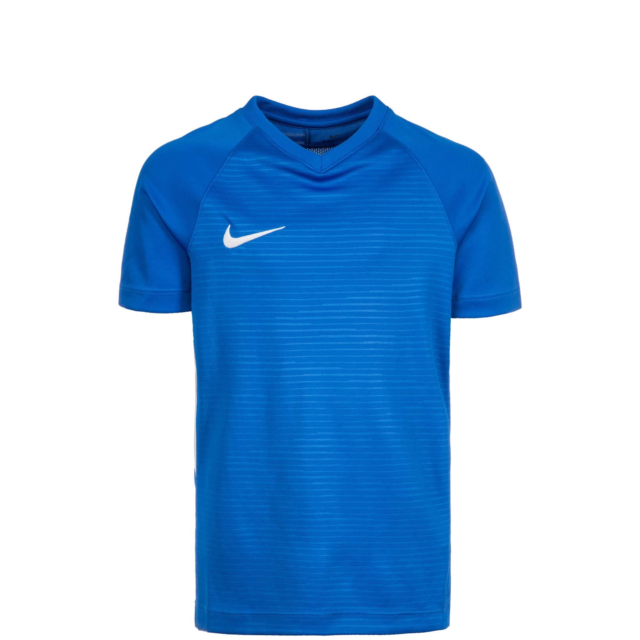 Maglietta Nike Bambini Tiempo Premier Blu Royal 4/5