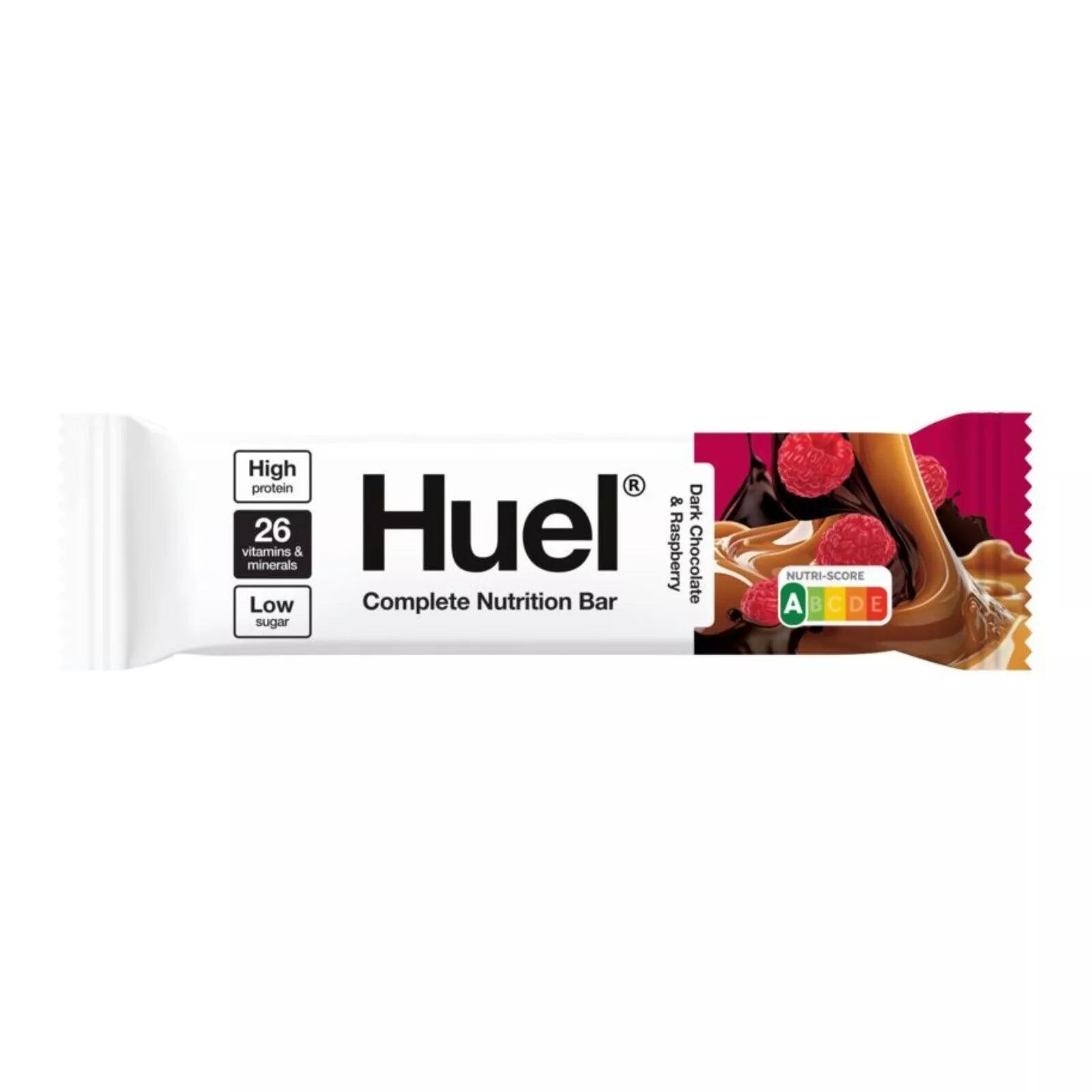 Huel Complete Nutrition Bar 12x51G - Dark Chocolate & Raspberry 1/1