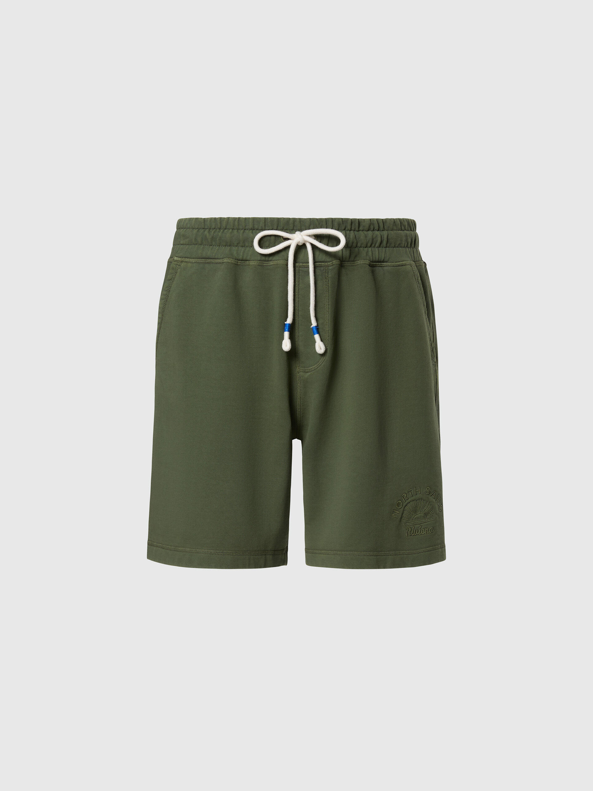 Pantalones cortos de chándal con estampado de pierna para hombre 3/3