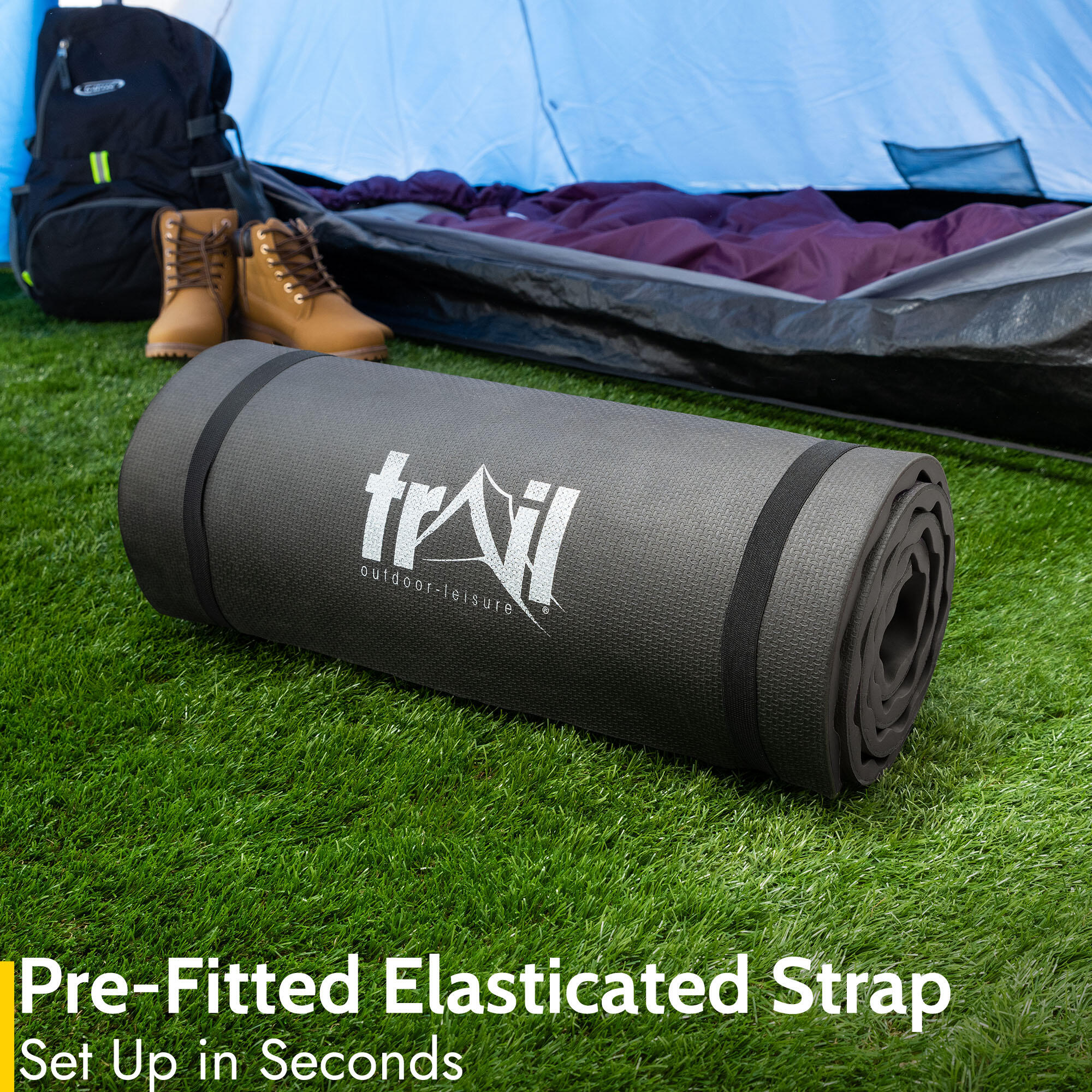 Contour Camping Mat 15mm Thick Sleeping Roll Pad Waterproof Lightweight Trail 6/7