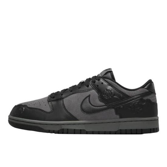 Chaussures Dunk Low Black Roses