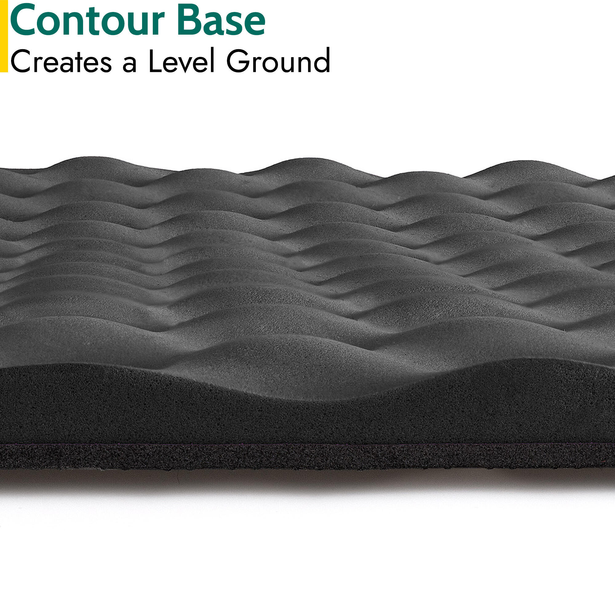 Contour Camping Mat 15mm Thick Sleeping Roll Pad Waterproof Lightweight Trail 4/7