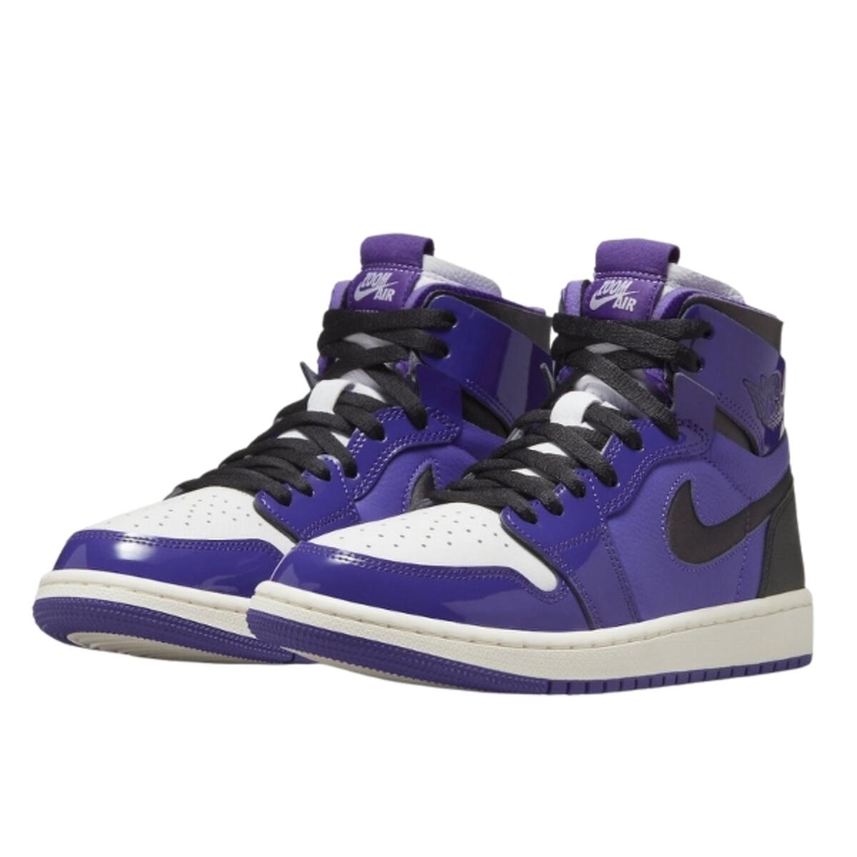 Chaussures  1 High Zoom Air CMFT Purple Patent 2/3