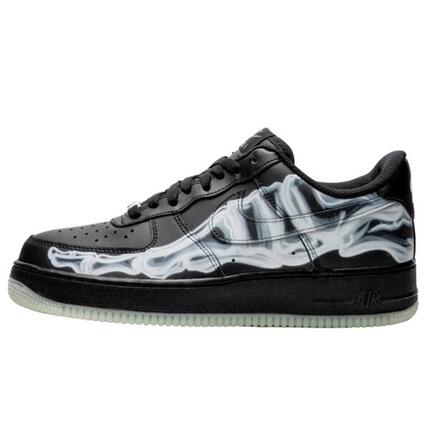 Nike Air Force 1 Low Black Skeleton Halloween 2019