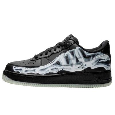 Zapatillas Air Force 1 Low Black Skeleton Halloween 2019