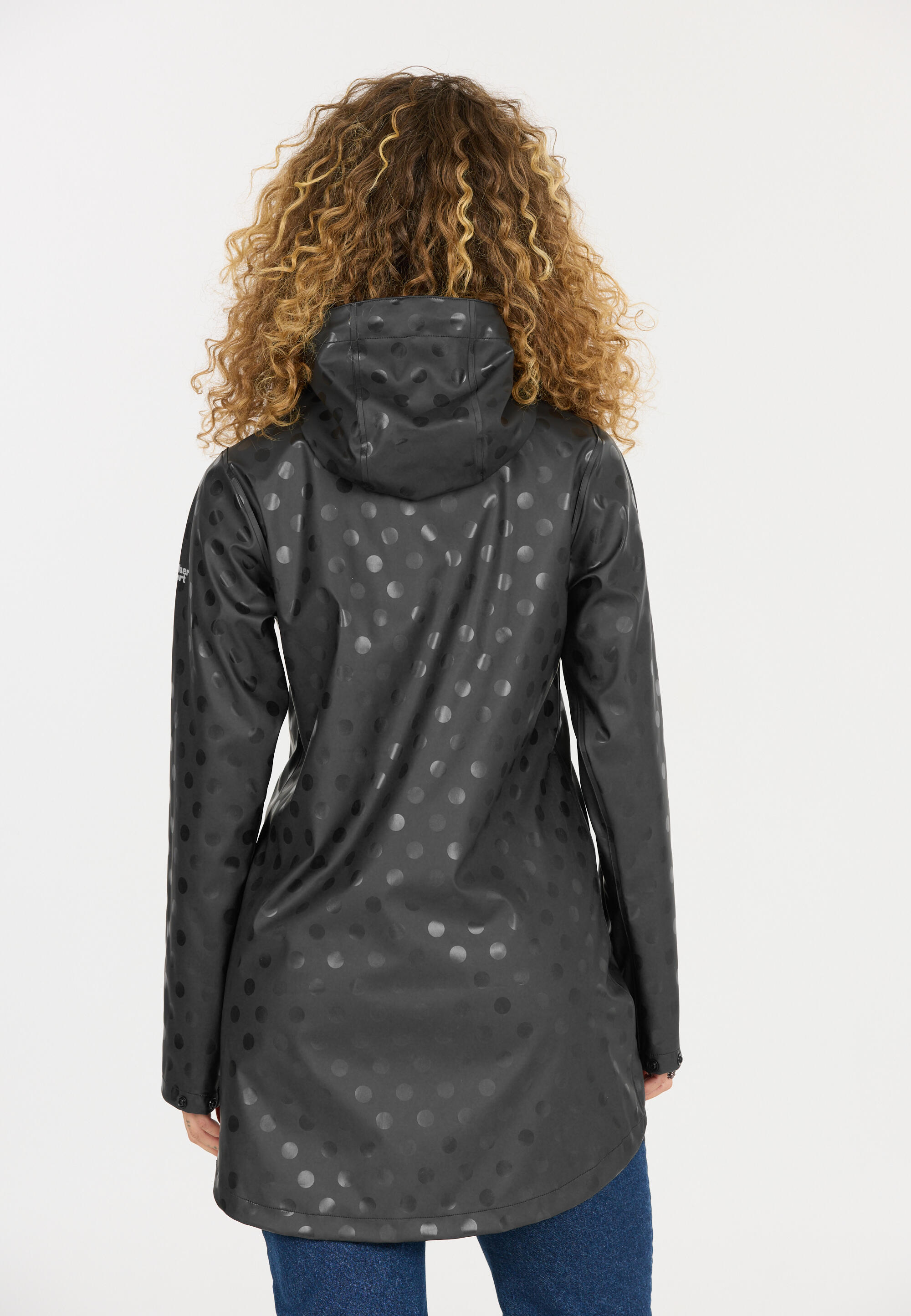 Chaqueta impermeable en PU mujer Weather Report Sunrise Aop 4/5
