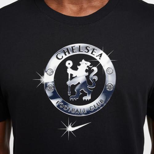 T-shirt Nike Chelsea FC Crest Uomo Nera S 4/5
