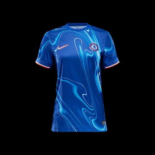 Top Nike Donna Cfc W Nk Df Stad Jsy Ss Hm, Blu Rush/Arancione Squadra/Bianco 6/6