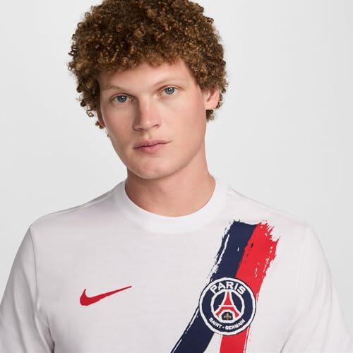 T-shirt Nike PSG Iconic Aw Tee Bianco per Uomo - Taglia XS 3/6
