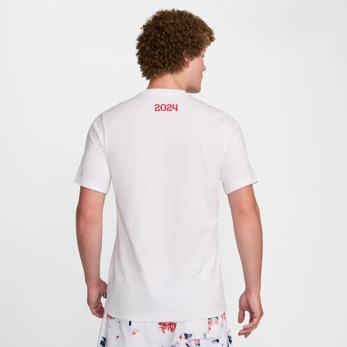 T-shirt Nike PSG Iconic Aw Tee Bianco per Uomo - Taglia XS 2/6