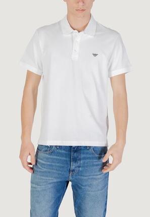 MEN'S Poloshirt kurzarm Swimwear WEISS