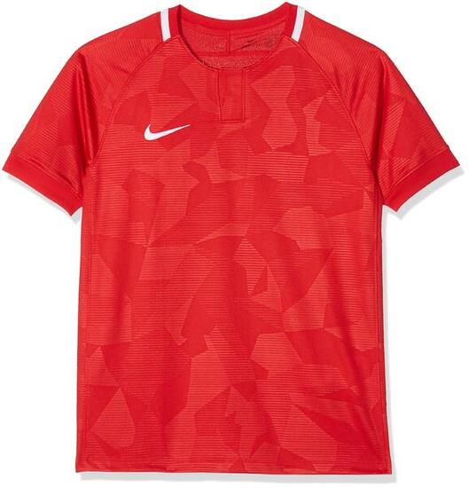 Maglietta da Calcio Nike Kids Dry Challenge II per Bambini Unisex Nera/Bianca