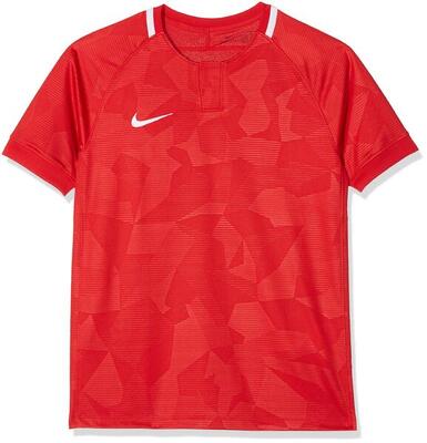 Maglietta da Calcio Nike Kids Dry Challenge II per Bambini. Unisex. Nera/Bianca