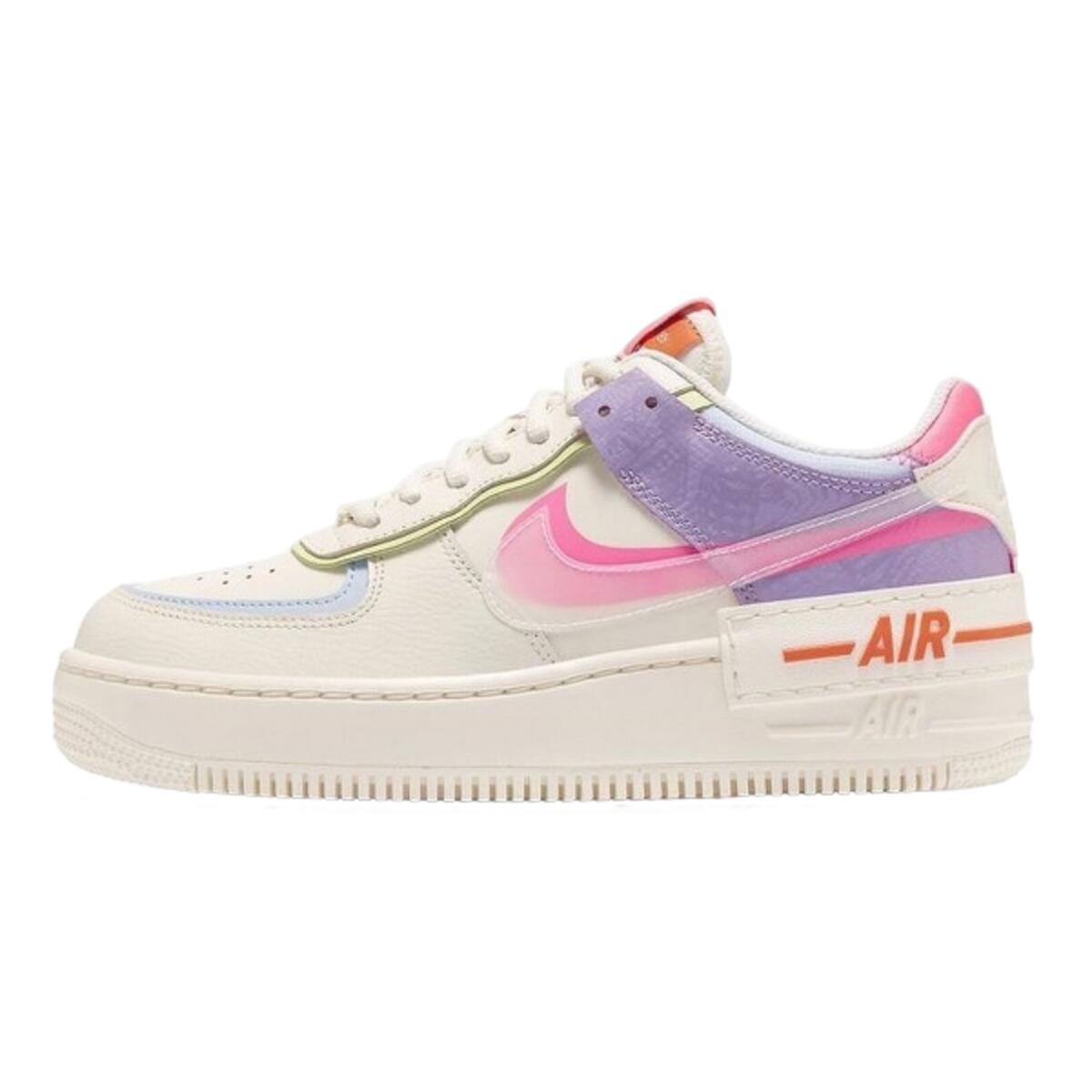 Nike - Chaussures  Air Force 1 Shadow Beige Pale Ivory - Baskets - Violet - 42 M/l - Decathlon