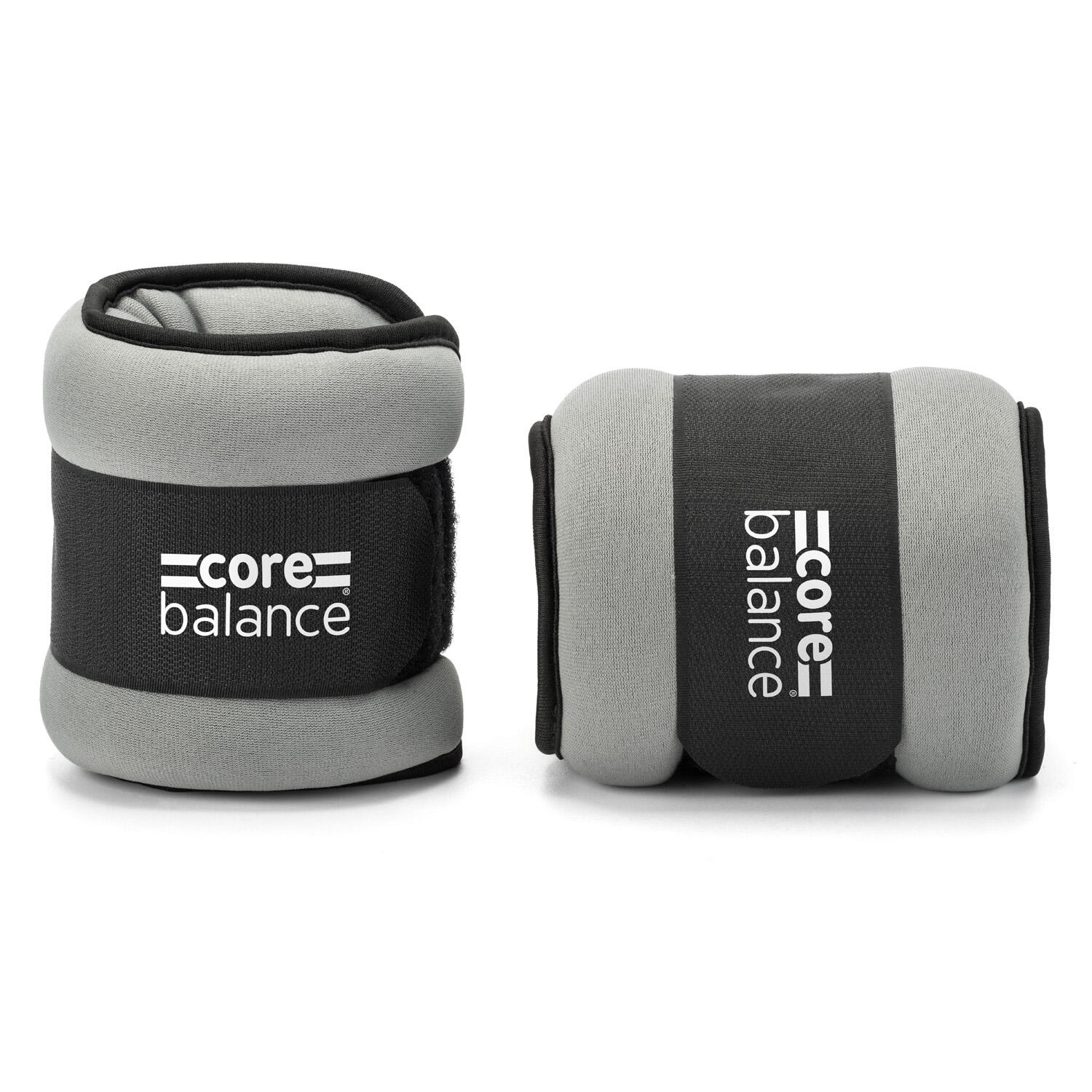 CORE BALANCE Ankle Wrist Weights x 2 Neoprene Adjustable Running Walking Strength Training