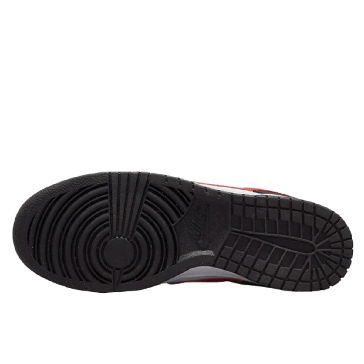 Chaussures  Dunk Low White Black Red 3/3