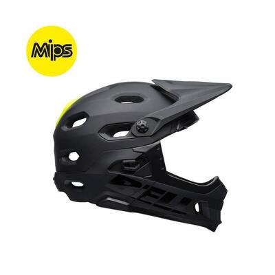 Volle fietshelm bell super dh mips