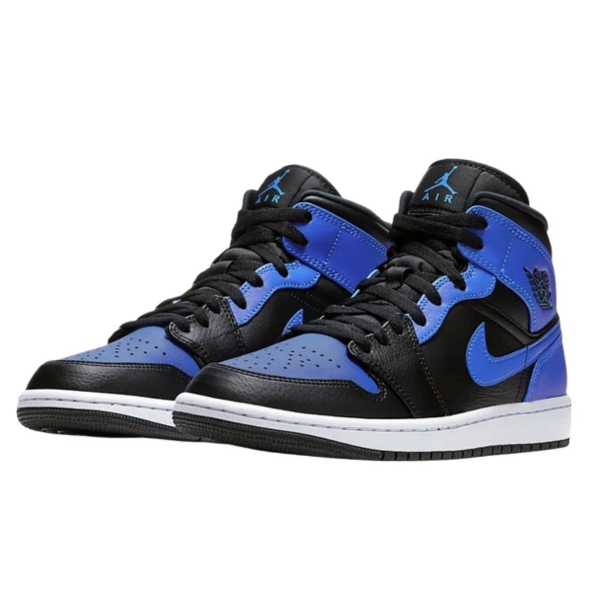 Schoenen  1 Mid Black Royal Tumbled Leather 2/2