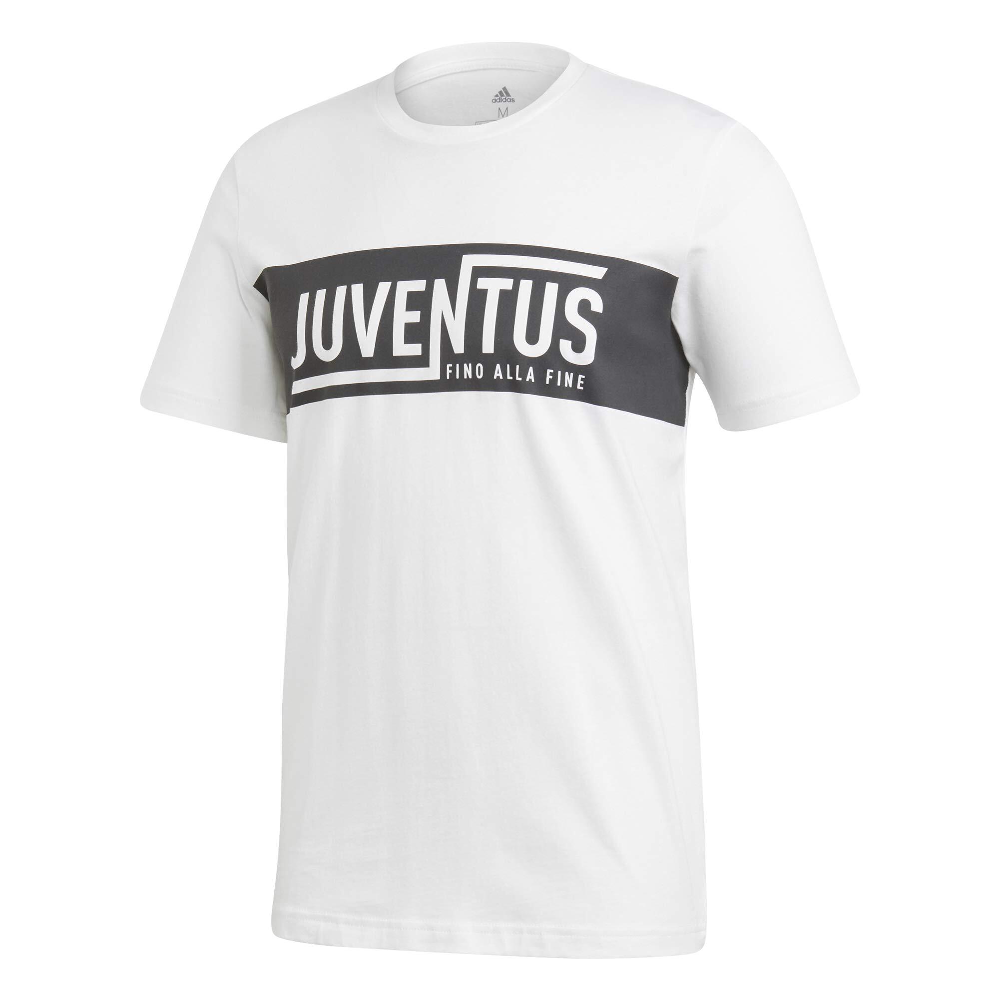 Maglietta Adidas Juventus da uomo 2019/20 - Bianco Taglia L 5/6