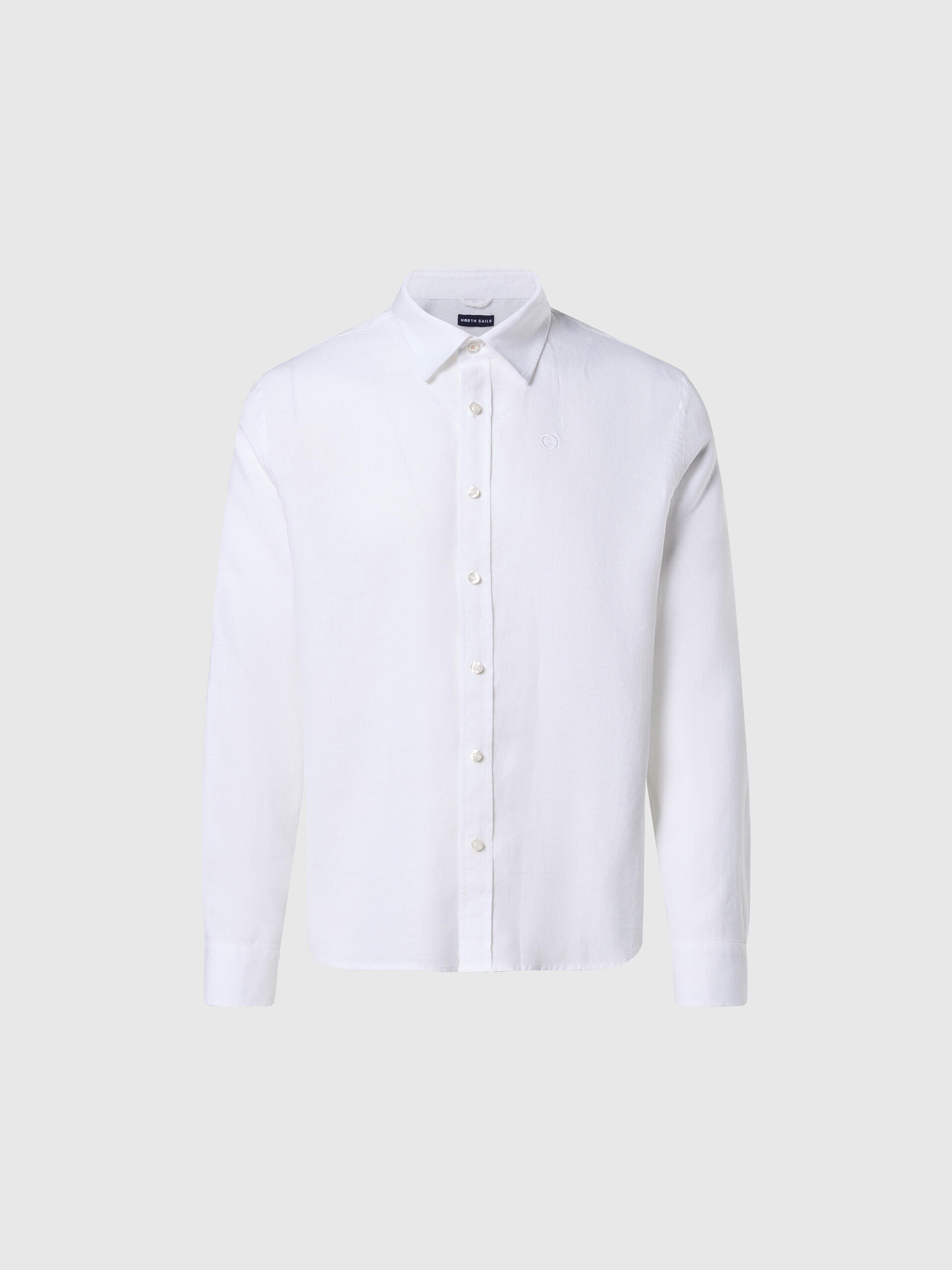 chemise en lin avec logo brodé pour homme 3/3