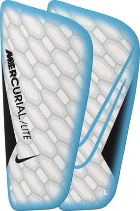 Espinilleras Mercurial Lite Fútbol para Adultos Unisex Negro, Azul