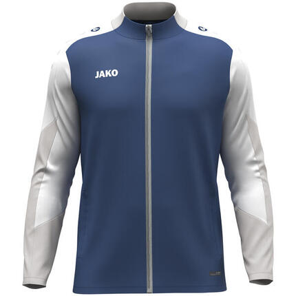 Gilet d'entraînement - Football - Hommes - sans manches, zip - Bleu nuit/Blanc