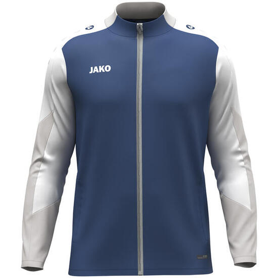 Gilet d'entraînement - Football - Hommes - sans manches, zip - Bleu nuit/Blanc