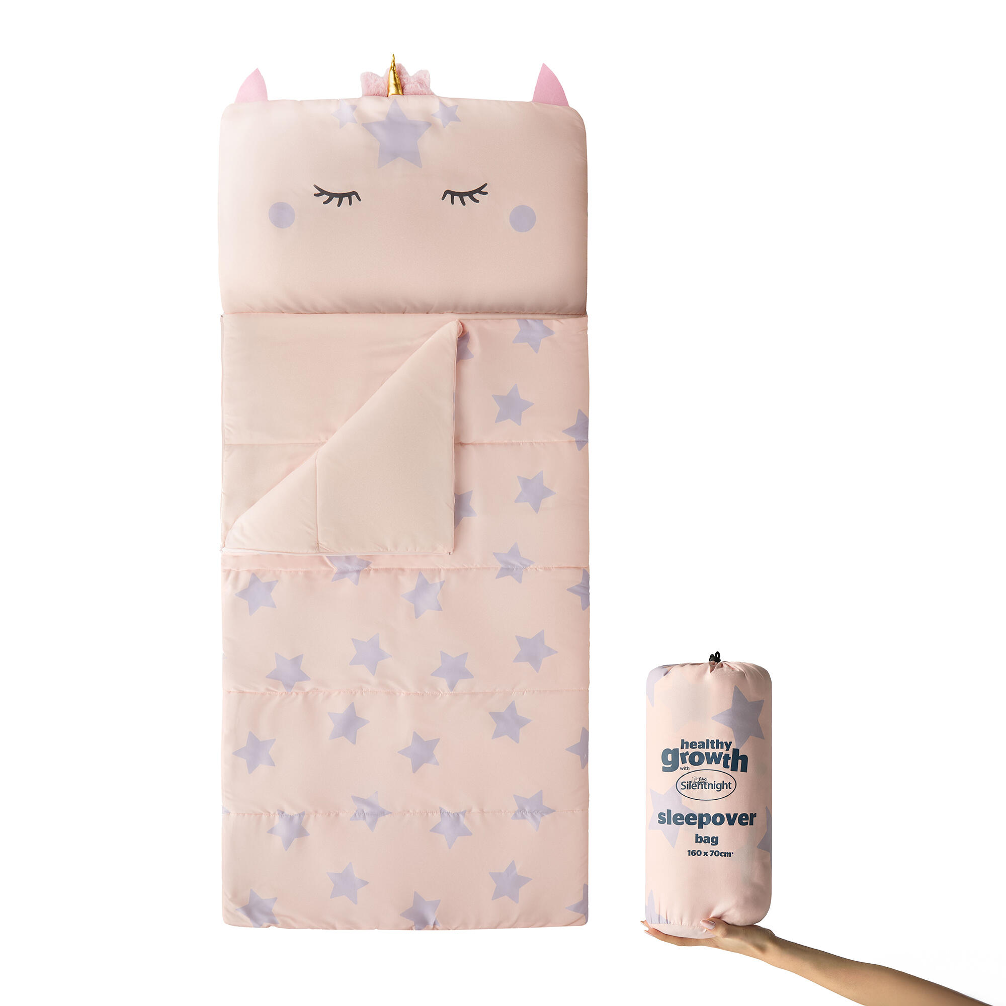 SILENTNIGHT Camping Collection Healthy Growth Kids Sleeping Bag - Unicorn