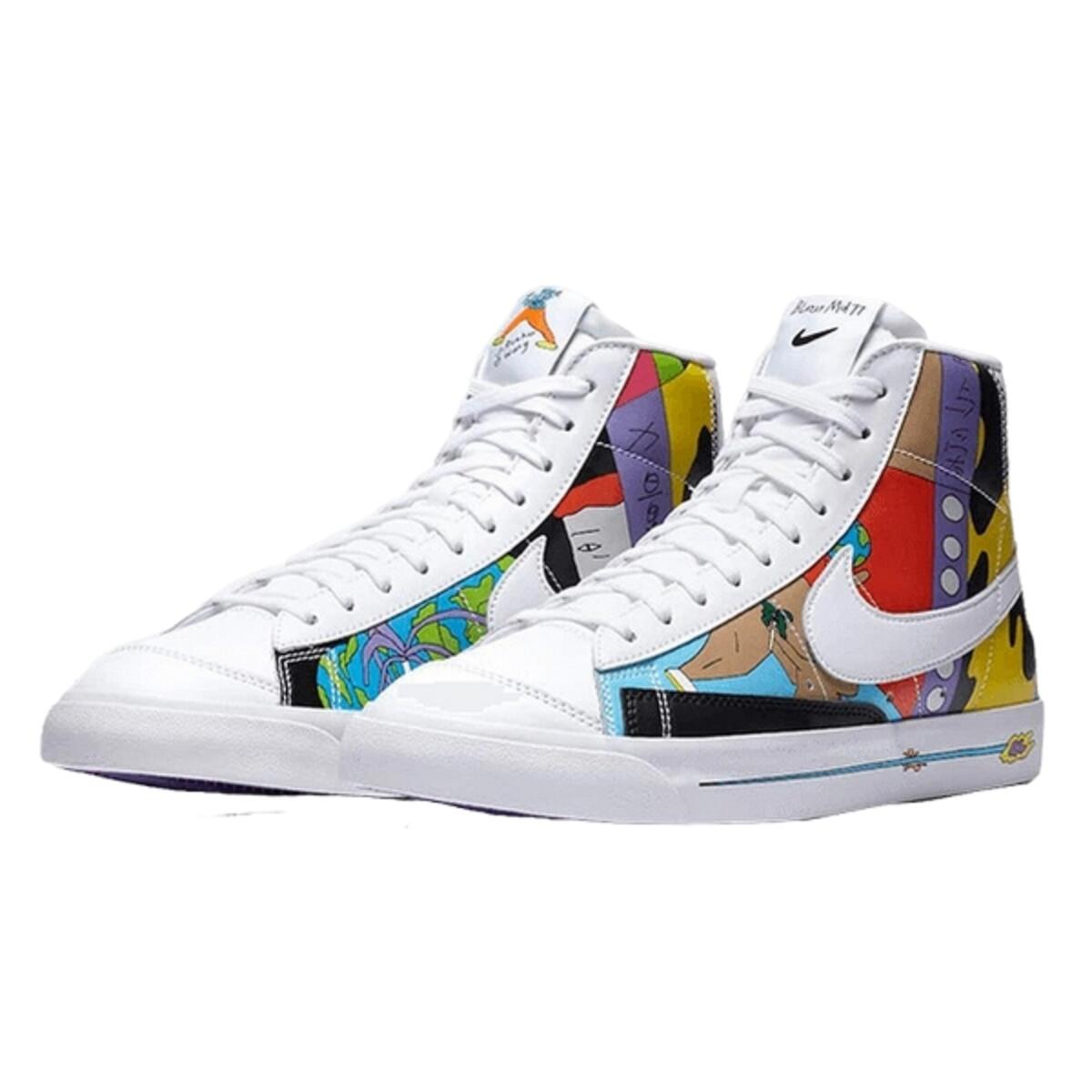 Zapatillas  Blazer Mid 77 Flyleather Ruohan Wang 2/3