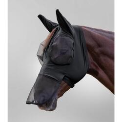 Masque anti-mouches pour cheval avec protection nasale Waldhausen Puck