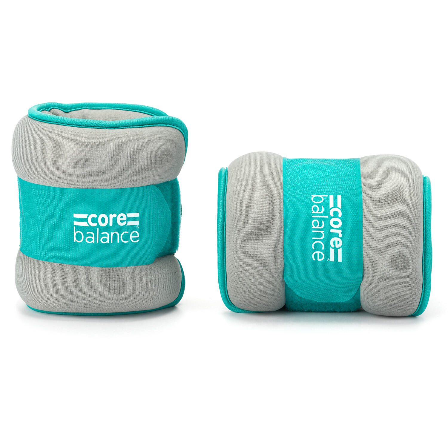 CORE BALANCE Ankle Wrist Weights x 2 Neoprene Adjustable Running Walking Strength Training