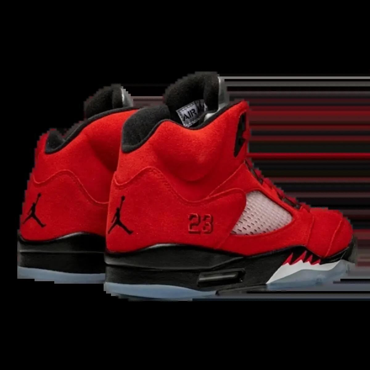 Shoes  5 Retro Raging Bulls Red 2021 3/6