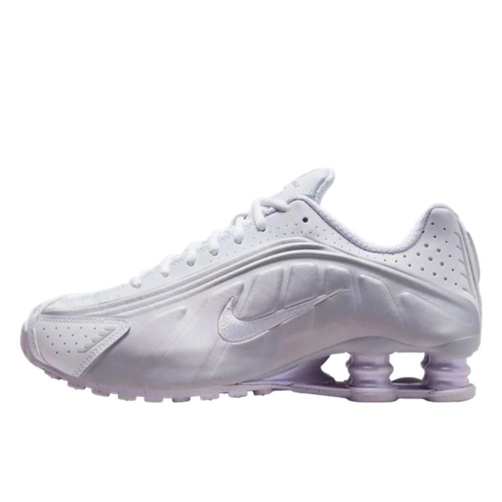 Shoes  Shox R4 White Metallic Platinum Barely Grape