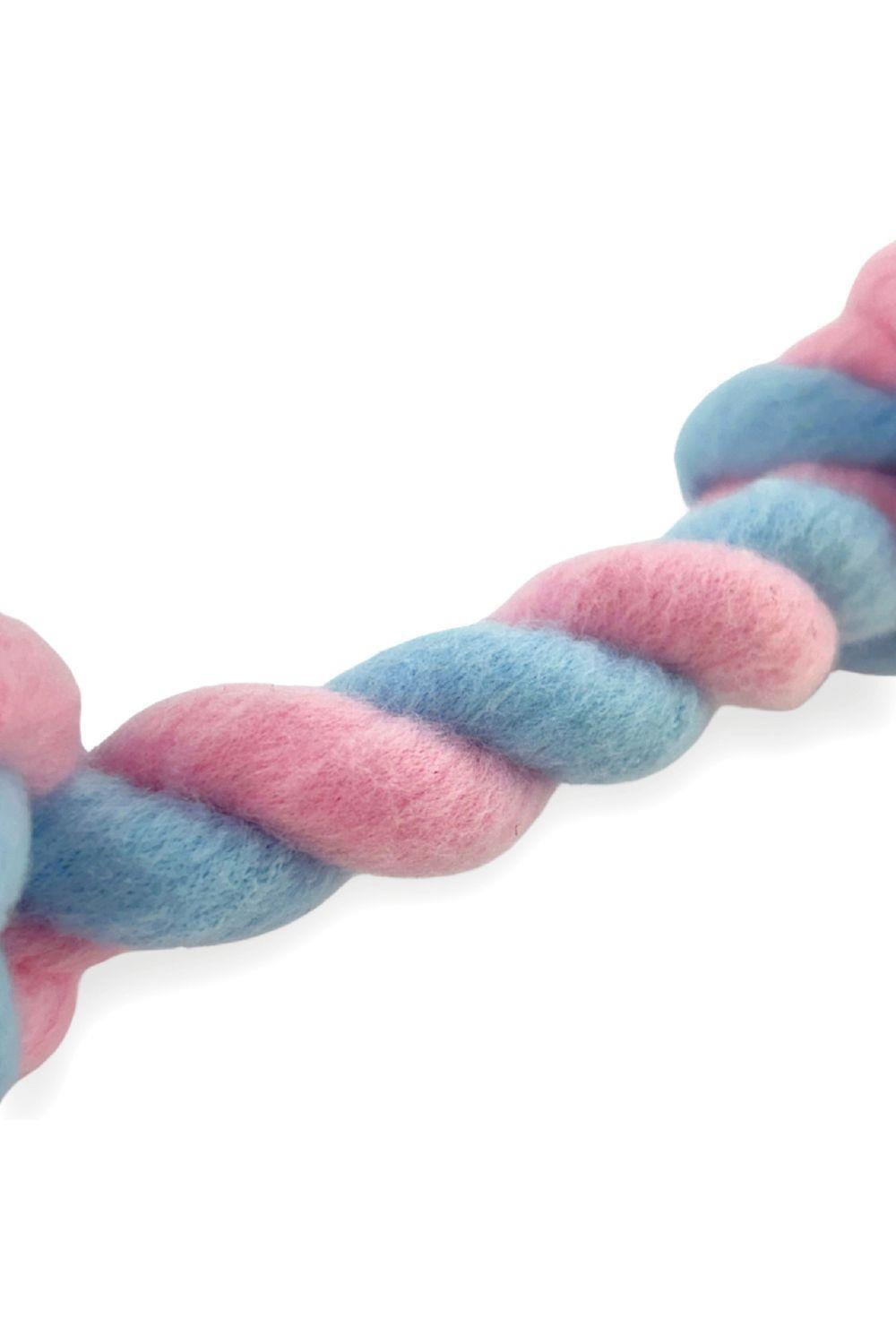 Skye & Murphy Fleece 3 Knot Dog Toy 3/5