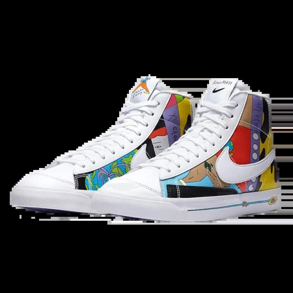 Schuhe  Blazer Mid 77 Flyleather Ruohan Wang 2/3