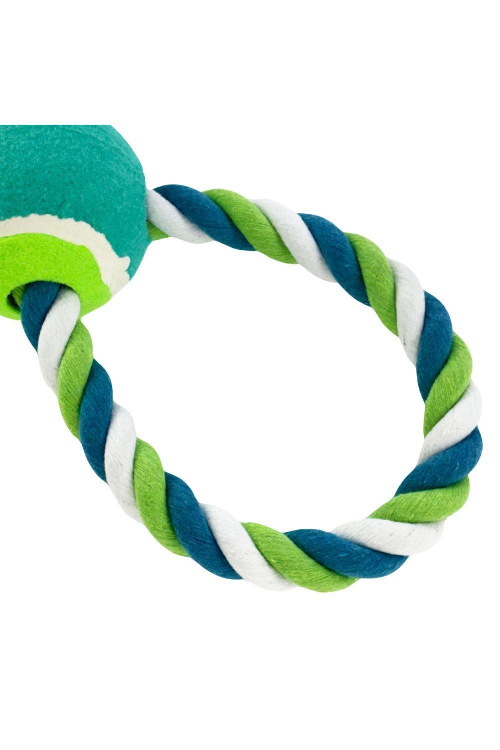 Let's Play Tennis Ball Figure 8 Dog Toy 4/4