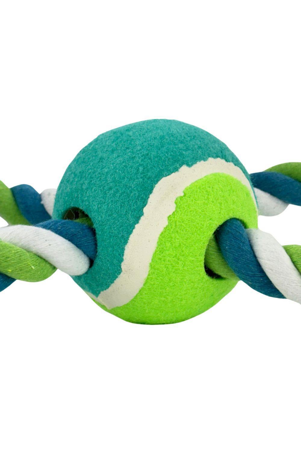 Let's Play Tennis Ball Figure 8 Dog Toy 2/4