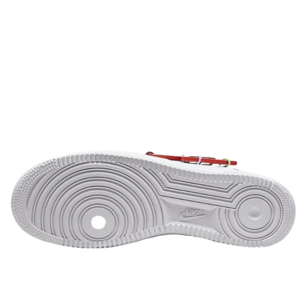 Schoenen  Air Force 1 Low Carabiner Swoosh Red 3/3