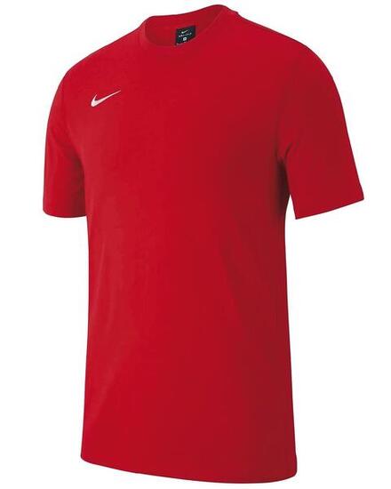 T-shirt Nike Team Club 19 Unisex Bambini in Rosso Università