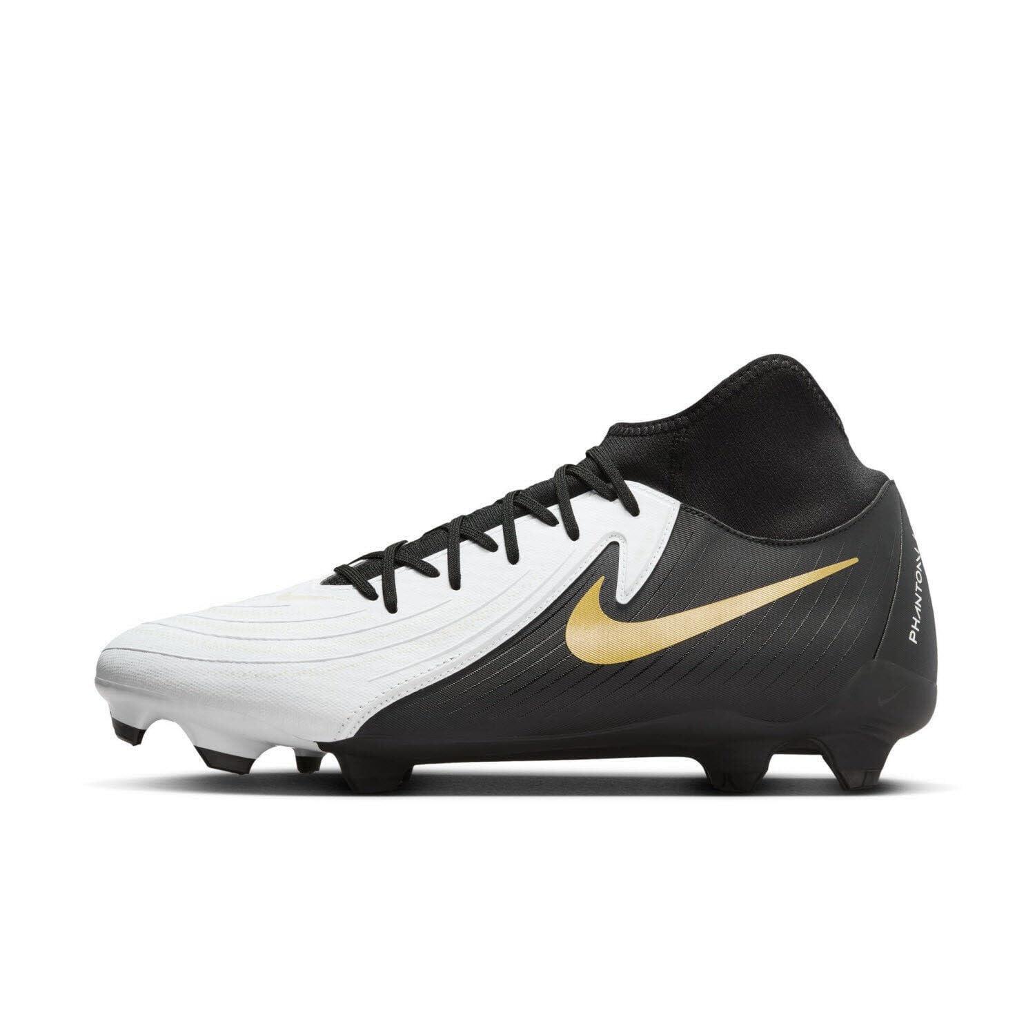 Nike Phantom Luna II Academy FG/MG Chaussures de Football Homme en Blanc/Noir 3/7