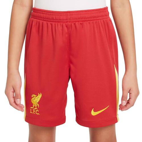 NIKE Pantaloni Corti Nike Unisex per Bambini LFC - Gym Red/White/Chrome Yellow