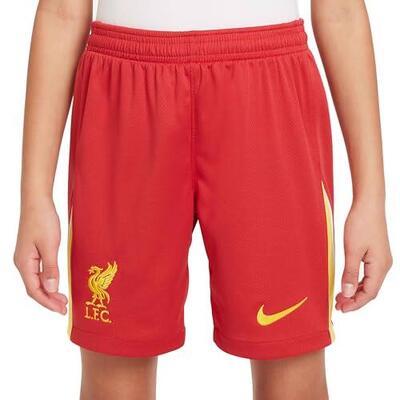 Liverpool fc jeugd nike dri-fit korte broek rood/wit
