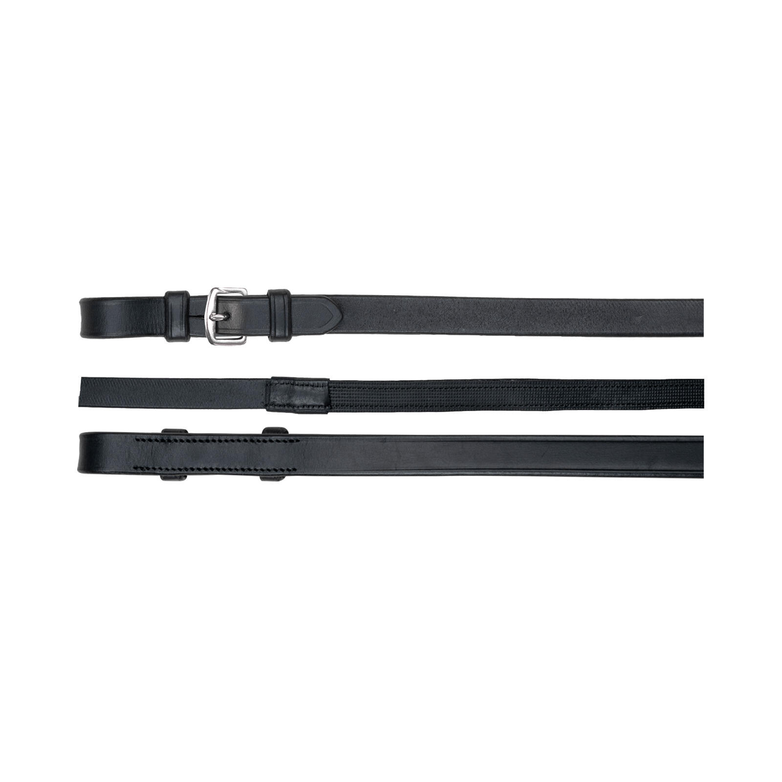 WALDHAUSEN Leren en rubber teugels voor paarden Waldhausen