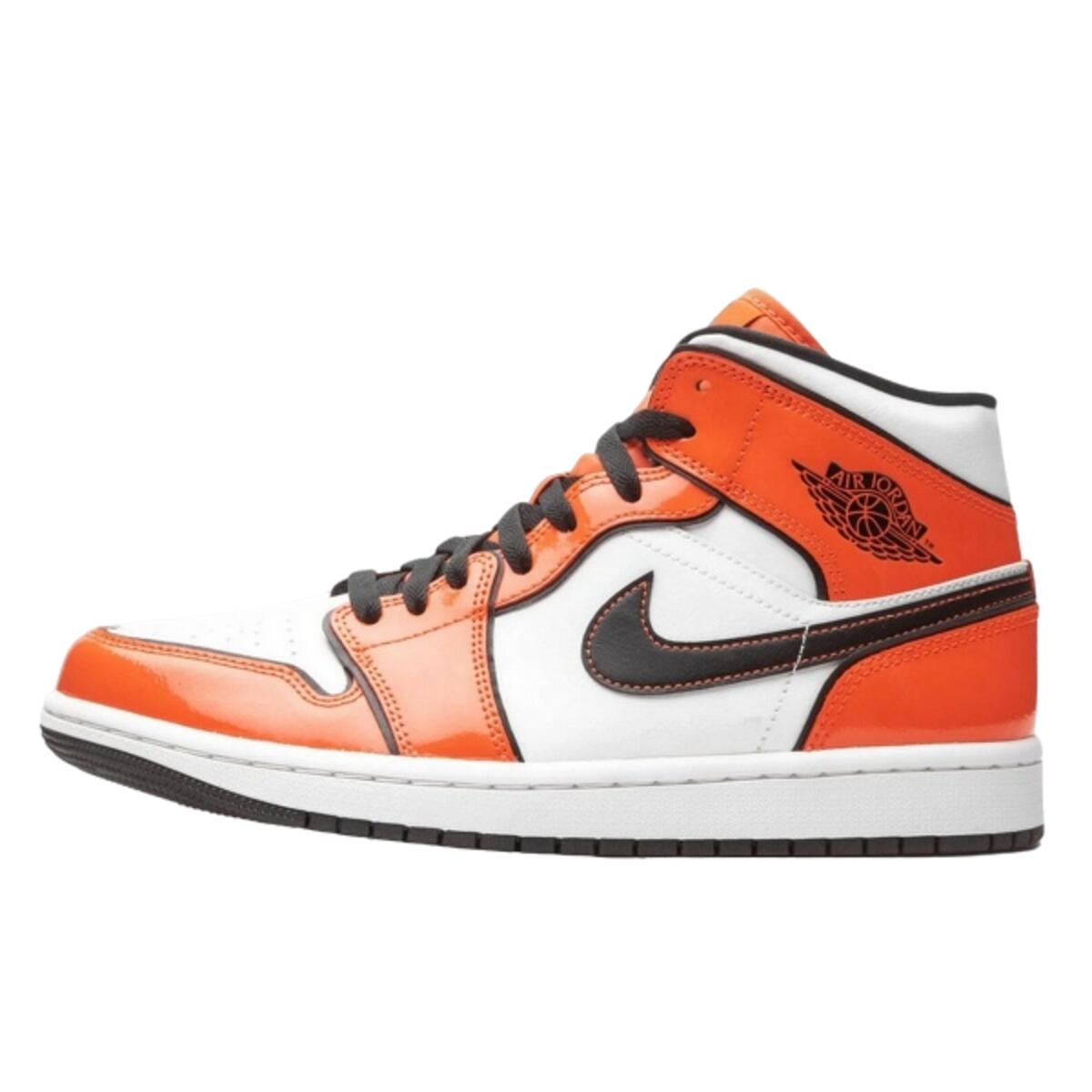JORDAN Scarpe  1 Mid Turf Orange